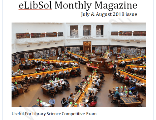 Monthly Library Science eMagazine July August 2018 Issue